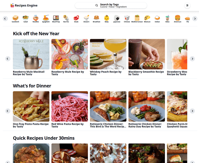 preview of recipemate.app